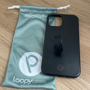Matte Black loopy case for iPhone 12